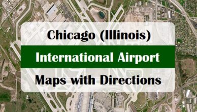 Feature Chicago International Airport Map