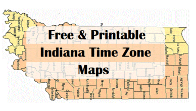 indiana time zone map