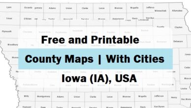 feature map of Iowa County